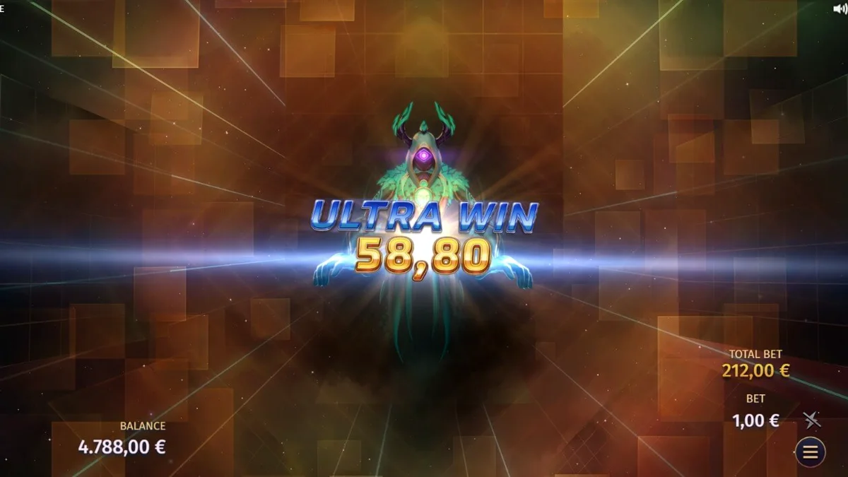 Tampilan visual futuristik dan kosmik dari slot Phantom Pulse